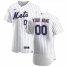 New York Mets Custom Mens Nike White Home 2020 Authentic Player MLB Jersey