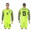 England #13 Heaton Green Long Sleeves Goalkeeper Soccer Country Jersey