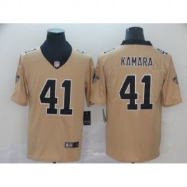 Nike New Orleans Saints #41 Alvin Kamara Gold Mens Stitched NFL Limited Inverted Legend Jersey