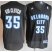 Oklahoma City Thunder 35 Kevin Durant Black Kid Clutch Fashion Swingman NBA Jerseys Cheap