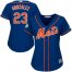 New York Mets #23 Adrian Gonzalez Blue Alternate Womens Stitched MLB Jersey