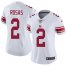 Nike New York Giants #2 Aldrick Rosas White Womens Stitched NFL Vapor Untouchable Limited Jersey