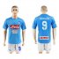 Naples #9 Higuain Blue Home Soccer Club Jersey