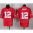 Nike New England Patriots #12 Tom Brady Red Mens Stitched NFL Elite QB Practice Jersey