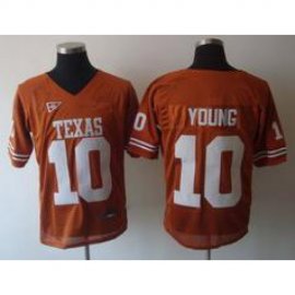 Texas Longhorns 10 Vince Young DK Orange NCAA Jerseys