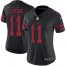Nike San Francisco 49ers #11 Brandon Aiyuk Black Alternate Womens Stitched NFL Vapor Untouchable Limited Jersey