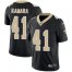 Nike New Orleans Saints #41 Alvin Kamara Black Team Color Mens Stitched NFL Vapor Untouchable Limited Jersey