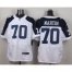 Nike Dallas Cowboys #70 Zack Martin White Thanksgiving Throwback Mens Stitched NFL Elite Jersey