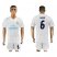 Real Madrid #6 Nacho White Home Soccer Club Jersey