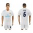 Real Madrid #6 Nacho White Home Soccer Club Jersey