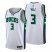 Milwaukee Milwaukee Bucks #3 George Hill Mens Nike White 2021/22 Swingman NBA Jersey – City Edition Mens