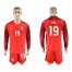 USA #19 Zusi Away Long Sleeves Soccer Country Jersey