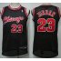 Chicago Bulls 23 Jordan Black(Chicago)Jersey Cheap