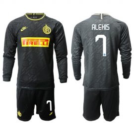 Inter Milan #7 Alexis Third Long Sleeves Soccer Club Jersey