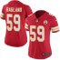 Nike Kansas City Chiefs #59 Reggie Ragland Red Team Color Womens Stitched NFL Vapor Untouchable Limited Jersey