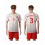 Poland #3 Jedr Zejczyk Home Soccer Country Jersey