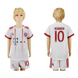 Bayern Munchen #10 Robben SEC Away Kid Soccer Club Jersey