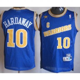 Golden State Warriors 10 Tim Hardaway Blue Soul Throwback M&N NBA Jerseys Cheap
