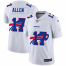 Buffalo Buffalo Bills #17 Josh Allen White Mens Nike Team Logo Dual Overlap Limited NFL Jersey