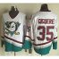 Anaheim Ducks #35 Jean-Sebastien Giguere White CCM Throwback Stitched NHL Jersey
