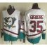 Anaheim Ducks #35 Jean-Sebastien Giguere White CCM Throwback Stitched NHL Jersey