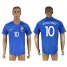 Brazil #10 Ronaldinho Away Soccer Country Jersey