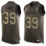 Nike Baltimore Ravens #39 Brandon Carr Green Mens Stitched NFL Limited Salute To Service Tank Top Jersey