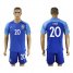 Brazil #20 LIMA Blue Soccer Country Jersey