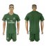 Real Madrid Blank Green Goalkeeper Soccer Club Jersey