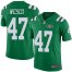 Nike New York Jets #47 Trevon Wesco Green Mens Stitched NFL Limited Rush Jersey