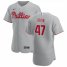 Philadelphia Phillies #47 Cole Irvin Mens Nike Gray Road 2020 Authentic Player MLB Jersey