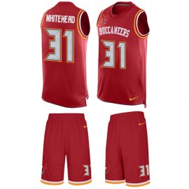 Nike Tampa Bay Buccaneers #31 Jordan Whitehead Red Team Color Mens Stitched NFL Limited Tank Top Suit Jersey
