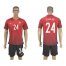 Turkey #24 Caglar Home Soccer Country Jersey