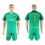 Barcelona #1 Ter Stegen Green Goalkeeper Soccer Club Jersey