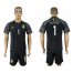 Brazil #1 BECKER Black Goalkeeper 2018 FIFA World Cup Soccer Jersey