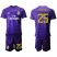 Real Madrid #25 Courtois Purple Goalkeeper Soccer Club Jersey