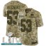 Nike Kansas City Chiefs #53 Anthony Hitchens Camo Super Bowl LIV 2020 Youth Stitched NFL Limited 2018 Salute To Service Jersey