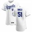 Kansas City Royals #51 Brady Singer Mens Nike White Home 2020 Authentic Player MLB Jersey