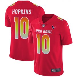 Nike Houston Texans #10 DeAndre Hopkins Red Youth Stitched NFL Limited AFC 2019 Pro Bowl Jersey