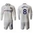 Chelsea #8 Barkley Away Long Sleeves Soccer Club Jersey