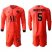 Paris Saint-Germain #5 Marquinhos Red Jordan Long Sleeves Soccer Club Jersey