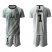Paris Saint-Germain #1 K.Navas Grey Goalkeeper Soccer Club Jersey