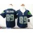 Toddler Nike Seattle Seahawks #89 Doug Baldwin Steel Blue Team Color Stitched NFL Elite Jersey