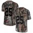Nike Pittsburgh Steelers #25 Artie Burns Camo Youth Stitched NFL Limited Rush Realtree Jersey