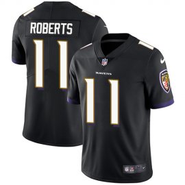 Nike Baltimore Ravens #11 Seth Roberts Black Alternate Youth Stitched NFL Vapor Untouchable Limited Jersey