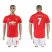 Manchester United #7 Memphis Red Home Soccer Club Jersey