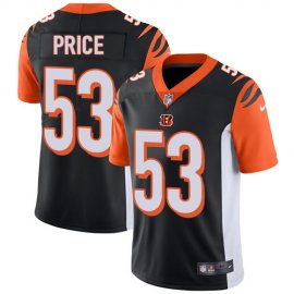 Nike Cincinnati Bengals #53 Billy Price Black Team Color Mens Stitched NFL Vapor Untouchable Limited Jersey