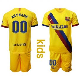 Barcelona Personalized Away Kid Soccer Club Jersey