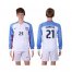 USA #21 Chandler Home Long Sleeves Soccer Country Jersey