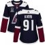 Adidas Colorado Avalanche #91 Nazem Kadri Navy Womens 2022 Stanley Cup Champions Alternate Authentic Stitched NHL Jersey Womens